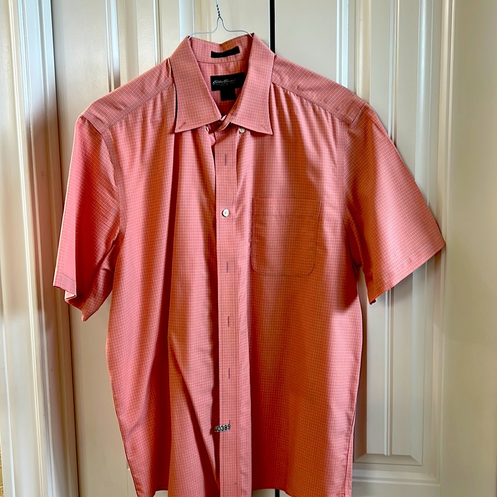 *SOLD*Eddie Bauer shortsleeved shirt size large